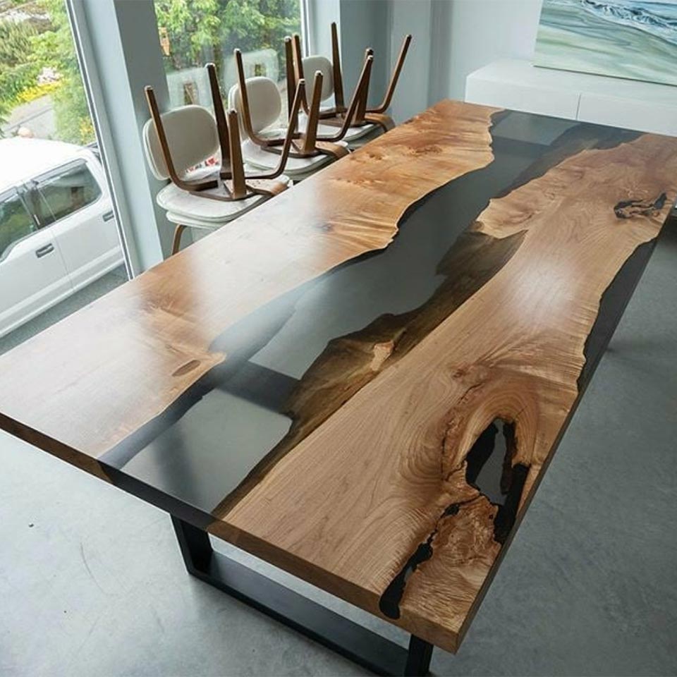 Wood Epoxy table